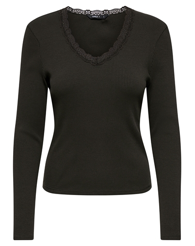Only - ONLSara Sharai Bluse - Chocolate Torte